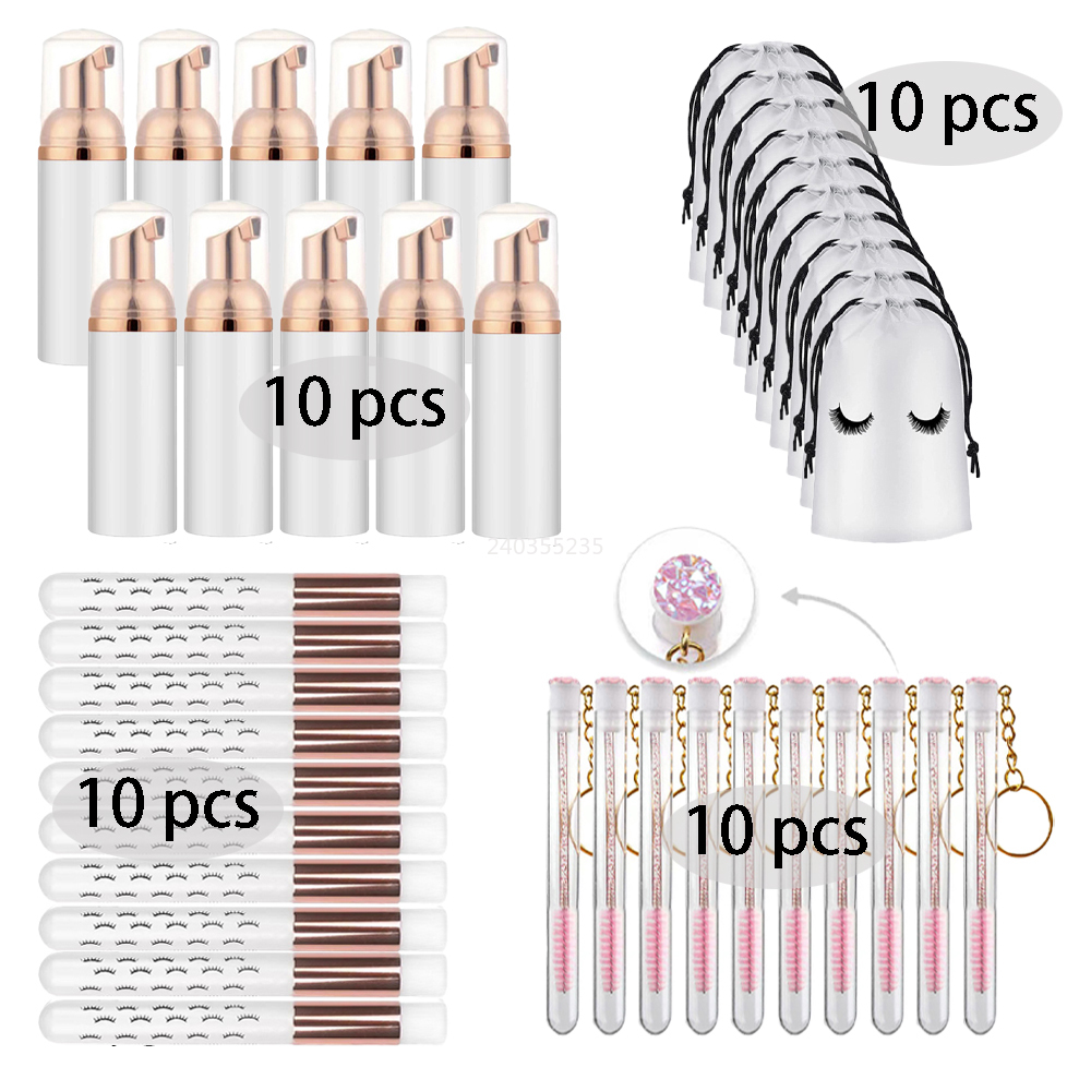 Refill Eyelash Extension - 40Pcs 60ml Empty Bottle Eyelash Extension