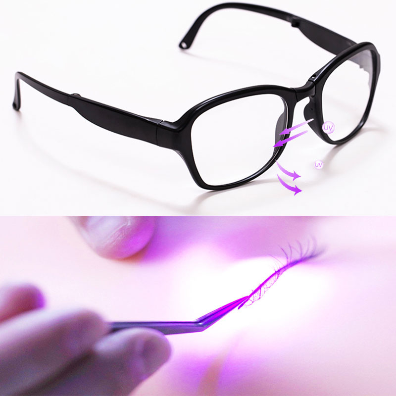 Eyelash Extension With Glasses - UV Protective Glasses For False Lash