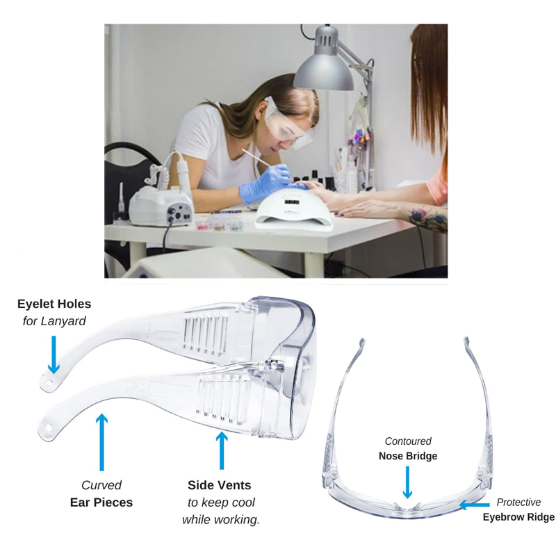 Eyelash Extension With Glasses - NEW anti uv light glasses UV
