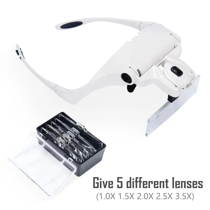 1PCS Magnifier Glasses Eyelash - Eyelash Extension With Glasses recension och pris