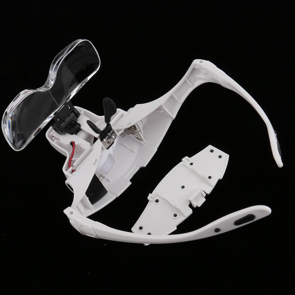 Magnifier Glasses with LED Rot - Eyelash Extension With Glasses recension och pris