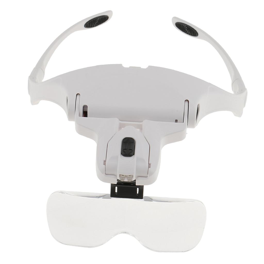 Magnifier Glasses with LED Rot - Eyelash Extension With Glasses recension och pris