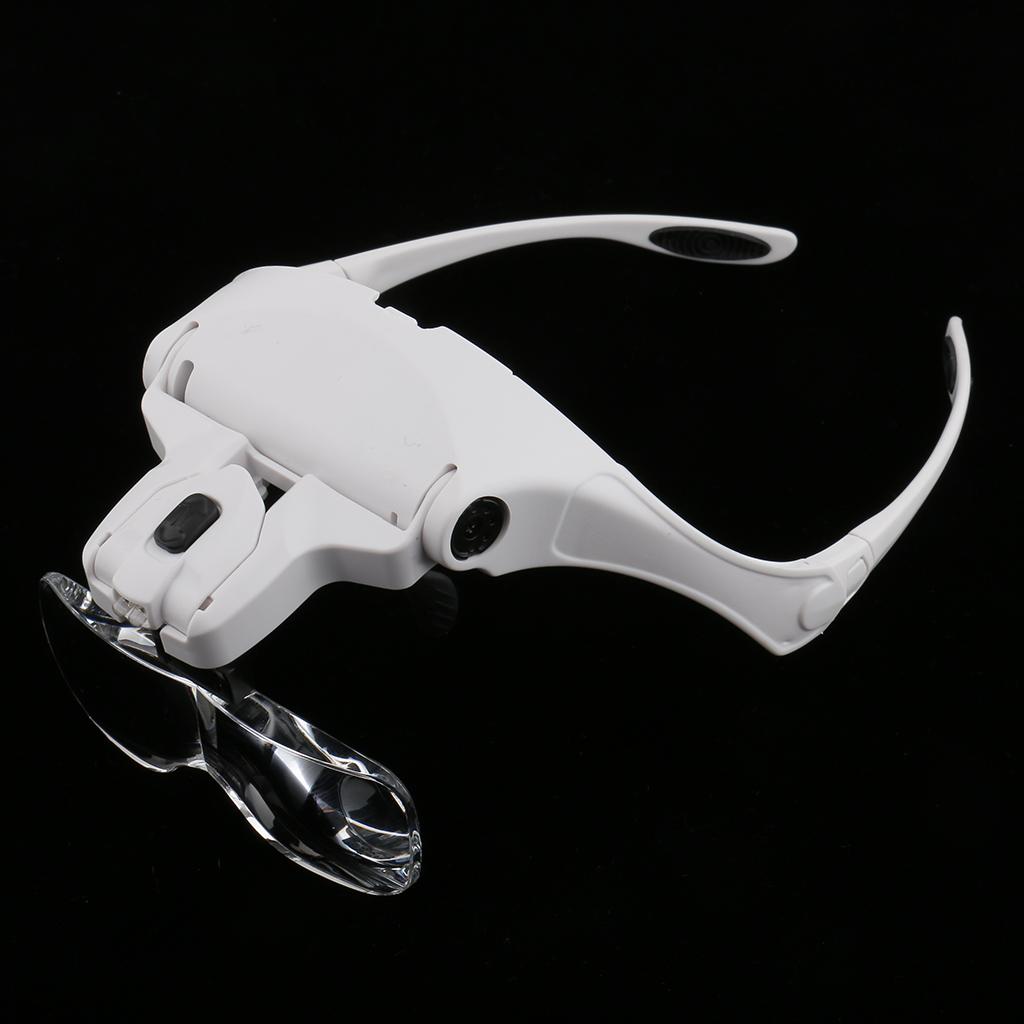 Magnifier Glasses with LED Rot - Eyelash Extension With Glasses recension och pris