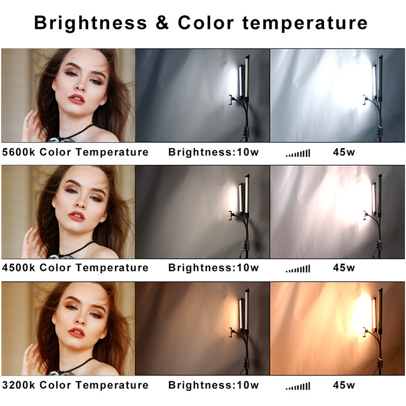 45W Flexible Double Arms LED F - Video Eyelash Extension recension och pris