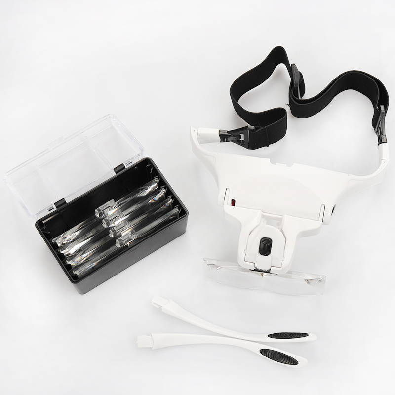 5 Lens Adjustable Headband Mag - Eyelash Extension With Glasses recension och pris