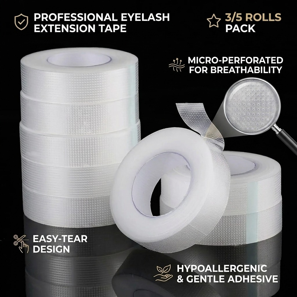 3/5 Rolls PE Lash Tape Breatha - Tape Breathable Lash recension och pris