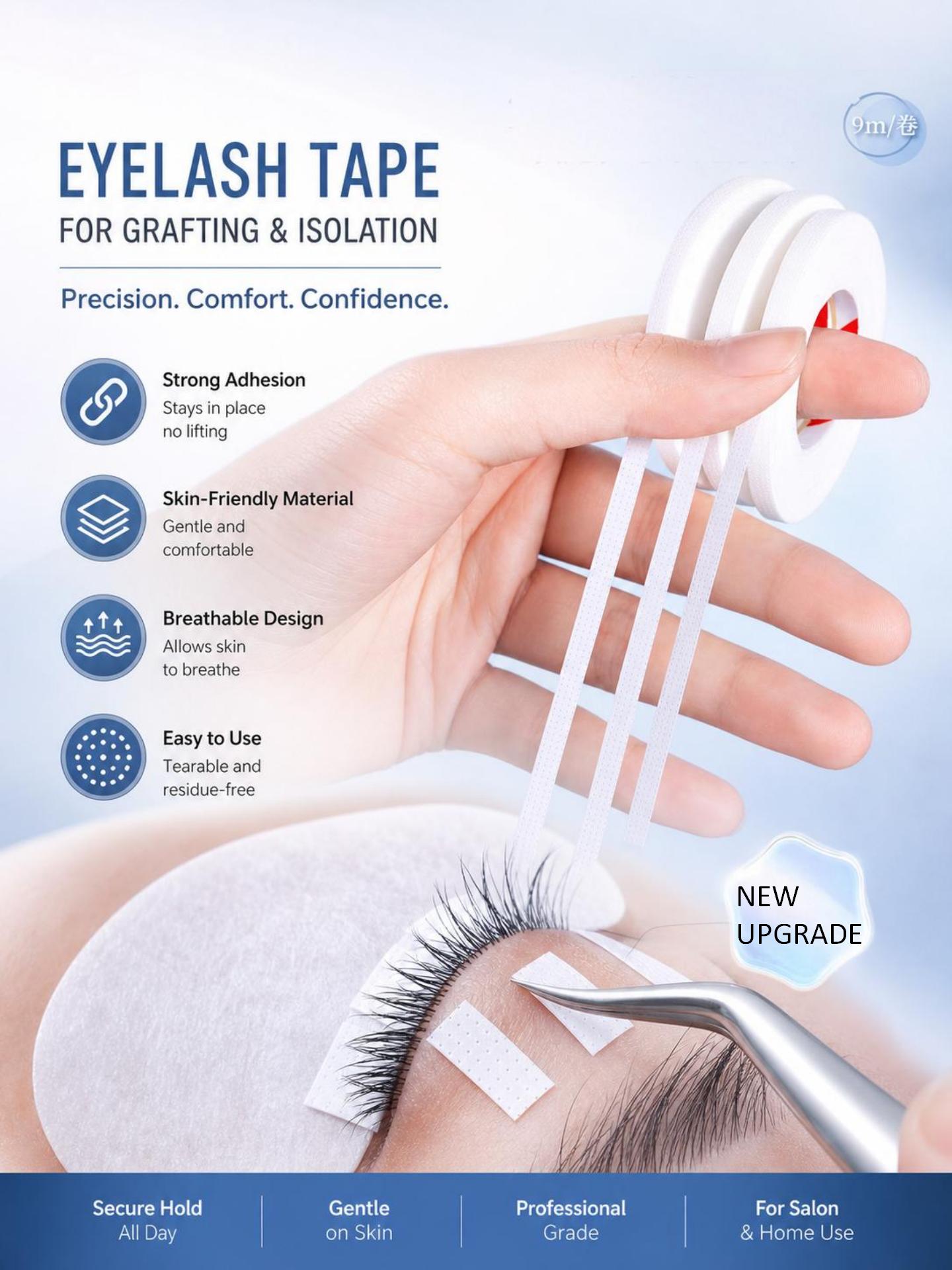 10 Rolls 0.16in Lash Tape Micr - Tape Breathable Lash recension och pris