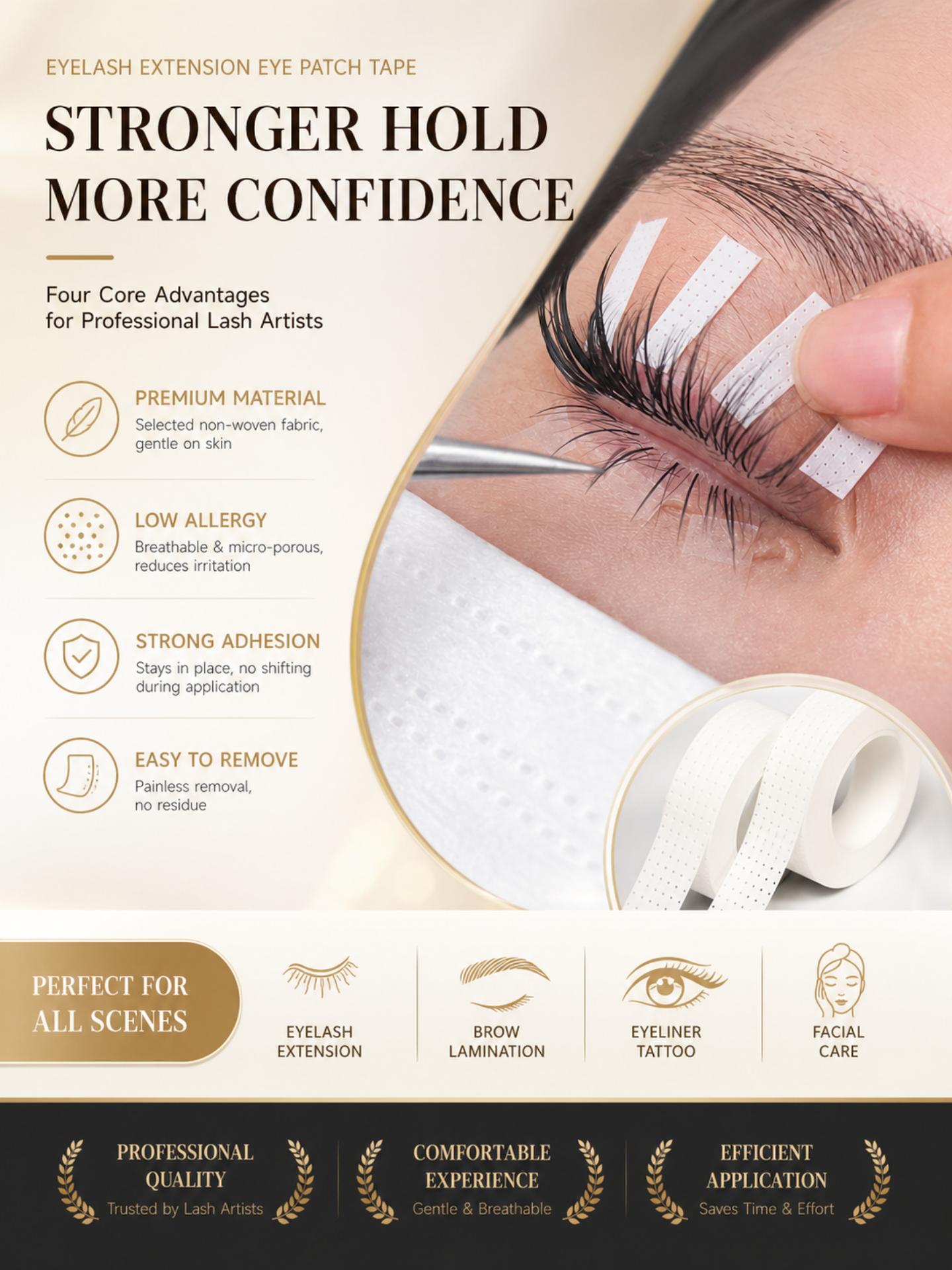 10 Rolls 0.16in Lash Tape Micr - Tape Breathable Lash recension och pris