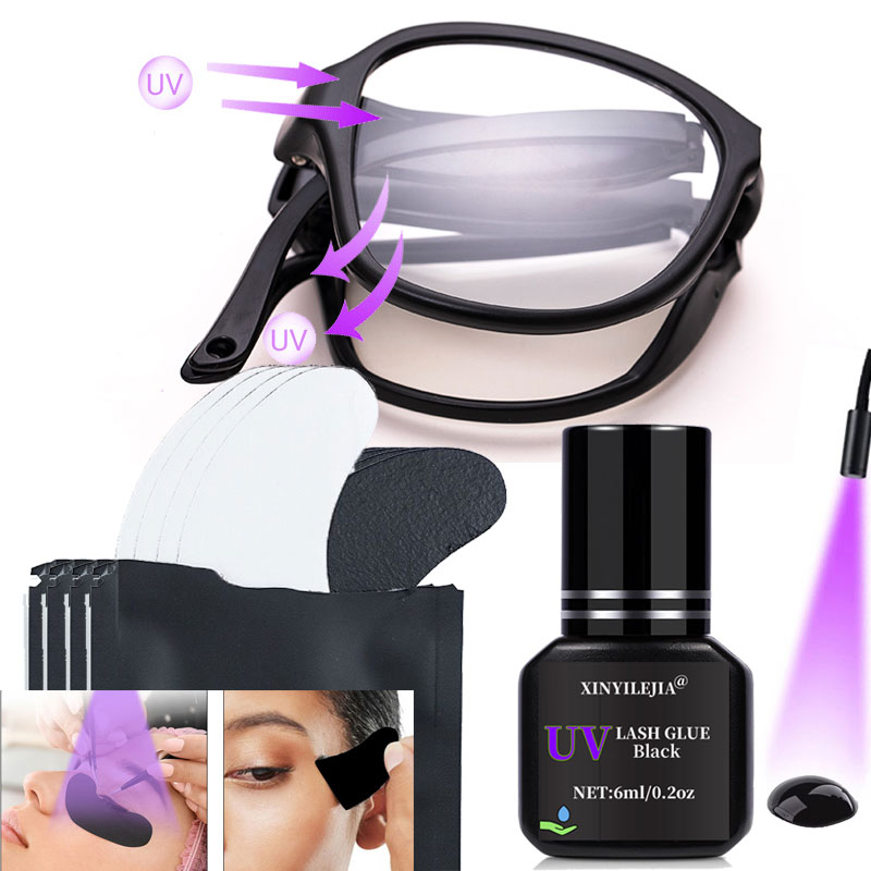 UV Protective Glasses UV Eyela - Eyelash Extension With Glasses recension och pris