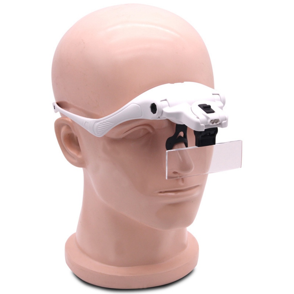 5 Lens Adjustable Loupe Headba - Eyelash Extension With Glasses recension och pris