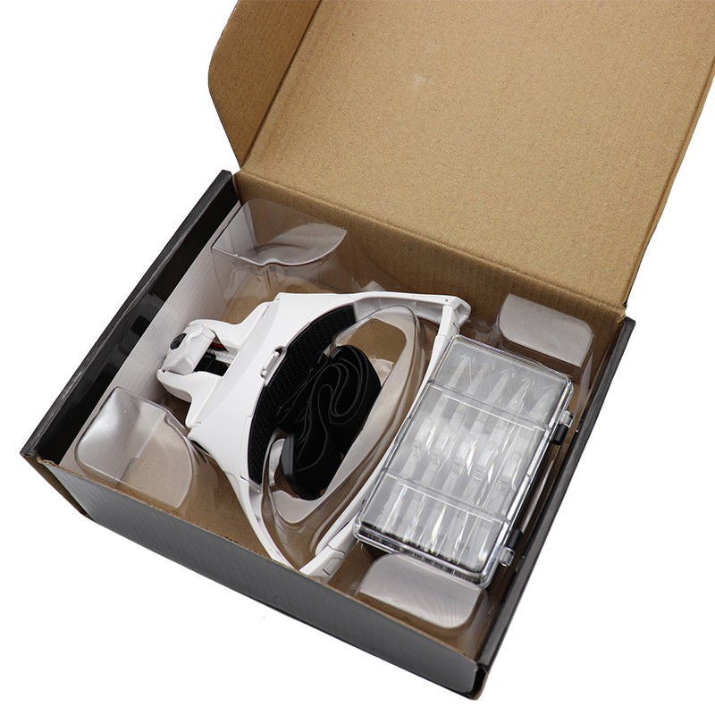 5 Lens Magnifying Glasses LED  - Eyelash Extension With Glasses recension och pris