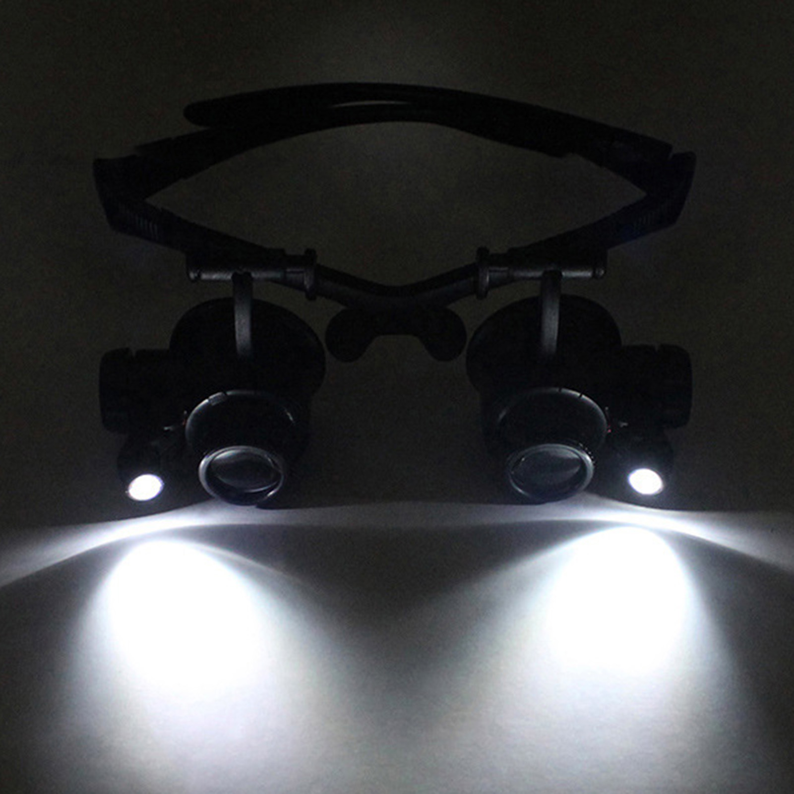 LED Light Eye Magnifying Glass - Eyelash Extension With Glasses recension och pris